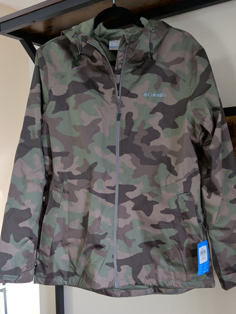 Columbia Women's Camo Hooded Jacket - Green & Brown